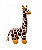 Girafa de Peúcia Em Pé 34cm de Altura - Imagem 3