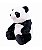 Urso Panda Pelúcia Sentado 42cm de Altura - Imagem 2