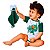 Naninha Bebê Palmeiras Porquinho Verde e Branca Oficial - Imagem 5