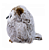 Pelúcia Corujinha Olhos Amarelos 19cm - Imagem 3
