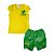 Conjunto Infantil Brasil Feminino Uniforme Seleção - Imagem 4