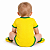 Kit Bebê Brasil Conjunto Body e Pantufa Uniforme Torcida Baby - Imagem 2