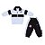 Conjunto Infantil Corinthians Agasalho Com Jaqueta e Calça - Imagem 3