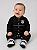 Macacão Bebê Corinthians Longo Chuteira Oficial - Imagem 1