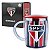 Caneca Térmica Com Tampa São Paulo FC Oficial 450ml - Imagem 1