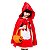 Fantasia Infantil Chapeuzinho Vermelho Vestido Capa e Bolsa - Imagem 1