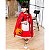 Fantasia Infantil Chapeuzinho Vermelho Vestido Capa e Bolsa - Imagem 2