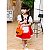 Fantasia Infantil Chapeuzinho Vermelho Vestido Capa e Bolsa - Imagem 3