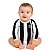 Body Bebê Santos Listrado Longo Proteção UV Oficial - Imagem 1