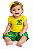 Conjunto Bebê Brasil Verde Amarelo - Torcida Baby - Imagem 1