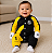 Macacão Bebê Goleiro Santos Longo 100% Algodão Oficial - Imagem 1