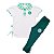 Conjunto Infantil Palmeiras Feminino Camisa Polo e Calça - Imagem 1