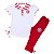 Conjunto Infantil Internacional Feminino Camisa Polo e Calça - Imagem 1