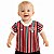 Camiseta Bebê São Paulo Listras Tricolor - Torcida Baby - Imagem 1