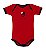Body Bebê Flamengo Curto Vermelho Oficial - Torcida Baby - Imagem 1