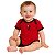 Body Bebê Flamengo Curto Vermelho Oficial - Torcida Baby - Imagem 1