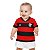 Camiseta Bebê Flamengo Listrada - Torcida Baby - Imagem 1