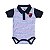 Body Flamengo Estampa do Hino Gola Polo Preta Oficial - Imagem 2