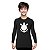 Camiseta Infantil Corinthians Manga Longa Preta Unissex - Imagem 1