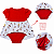 Body Vestido Bebê São Paulo Mascote Oficial - Imagem 3
