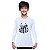 Camiseta Infantil Santos Manga Longa Branca Unissex - Imagem 1