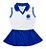 Vestido Infantil Cruzeiro Polo - Torcida Baby - Imagem 1