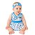 Vestido Bebê Grêmio com Shorts e Tiara Oficial - Imagem 1