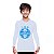 Camiseta Infantil Grêmio Manga Longa Branca Unissex - Imagem 1