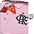 Vestido Infantil Flamengo Campeoníssimo Rosa Oficial - Imagem 4