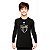 Camiseta Infantil Atlético MG Manga Longa Preta Unissex - Imagem 1