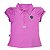 Camisa Polo Baby Look Infantil Atlético MG Pink Oficial - Imagem 2