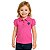Camisa Polo Baby Look Infantil Atlético MG Pink Oficial - Imagem 1