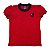 Camiseta Bebê Infantil Flamengo Baby Look Vermelha Oficial - Imagem 2