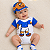 Body Bebê Cruzeiro Mascote Com Boné Oficial - Imagem 1
