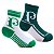 Kit 2 Pares de Meia Palmeiras Bebê Verde e Branco Oficial - Imagem 1