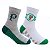 Kit 2 Pares de Meia Palmeiras Infantil Cinza e Branco - Imagem 1