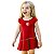 Vestido Bebê ao Infantil Internacional Vermelho Onda Oficial - Imagem 1