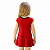 Vestido Bebê ao Infantil Flamengo Vermelho Onda Oficial - Imagem 2