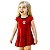 Vestido Bebê ao Infantil Flamengo Vermelho Onda Oficial - Imagem 1