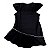Vestido Bebê ao Infantil Atlético MG Preto Onda Oficial - Imagem 3