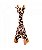 Girafa de Pelúcia Em Pé 24cm de Altura - Imagem 4
