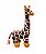 Girafa de Pelúcia Em Pé 24cm de Altura - Imagem 3