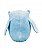 Coruja de Pelúcia Azul Patas Amarelas 18cm - Imagem 3