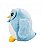 Coruja de Pelúcia Azul Patas Amarelas 18cm - Imagem 4