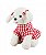 Cachorrinha Poodle de Pelúcia Vestido Vermelho 23cm - Imagem 4