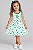 Vestido Infantil Palmeiras Bolinhas Oficial - Imagem 1