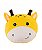 Almofada Pelúcia  Rosto Girafa 35x40cm - Imagem 1