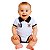 Body Corinthians Polo Branco Torcida Baby - Imagem 1