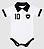 Body Bebê Botafogo Polo Branco Torcida Baby Oficial - Imagem 3