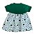 Body Vestido Palmeiras Bolinhas Com e Tiara Oficial - Imagem 2